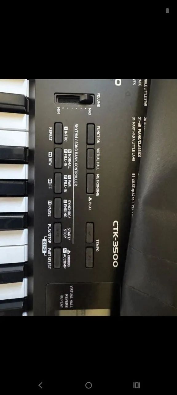 Vendo Teclado Completo com Teclas Sensitivas  - Foto 2