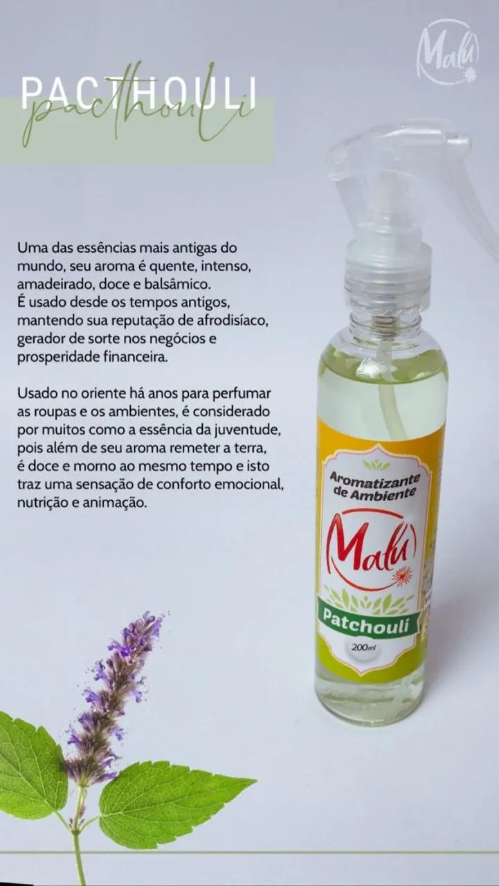 Aromatizante de Ambiente Patchouli Mali 200ml