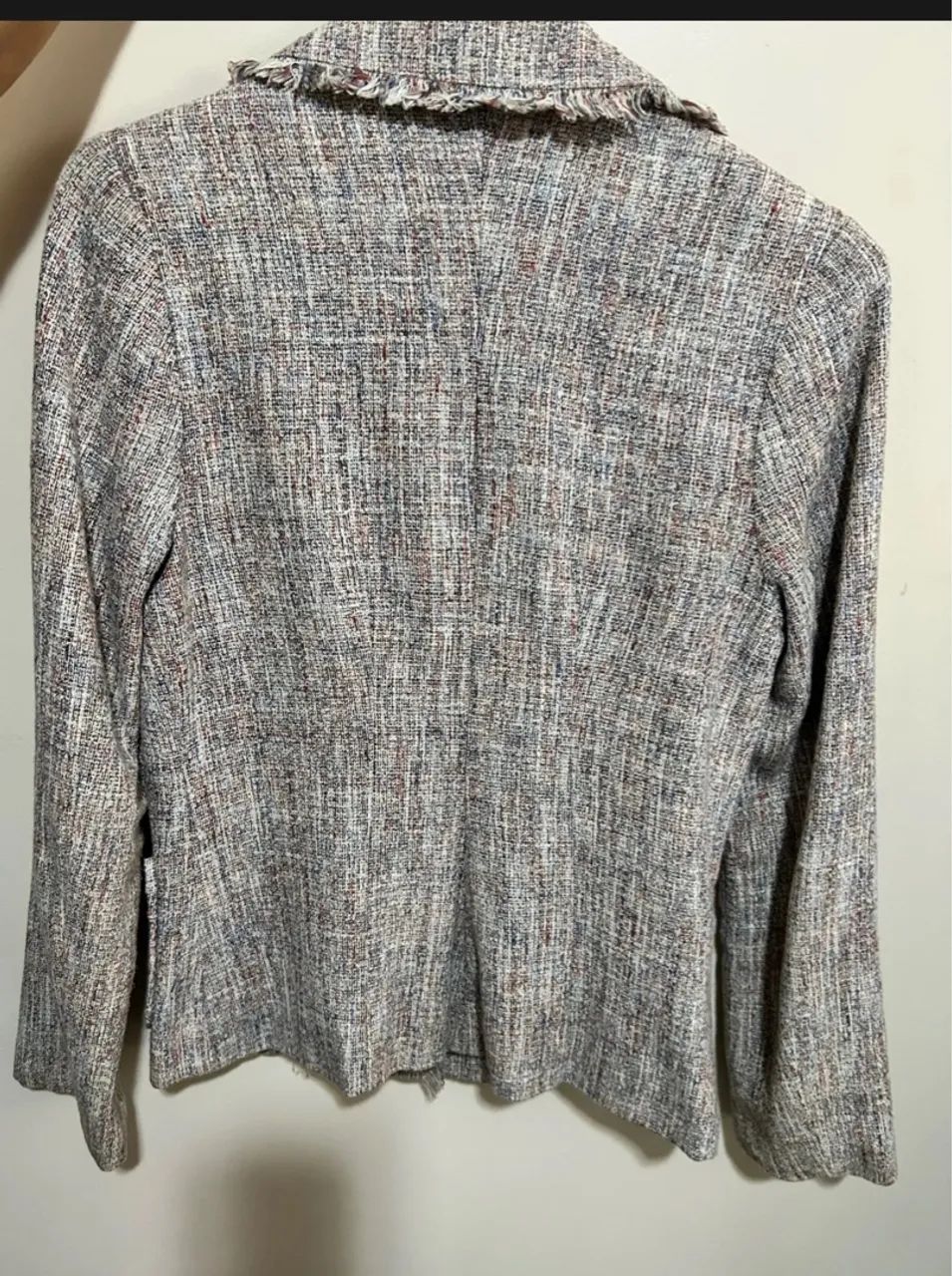 Blazer Aramodu Tweed com Franjas - Foto 4