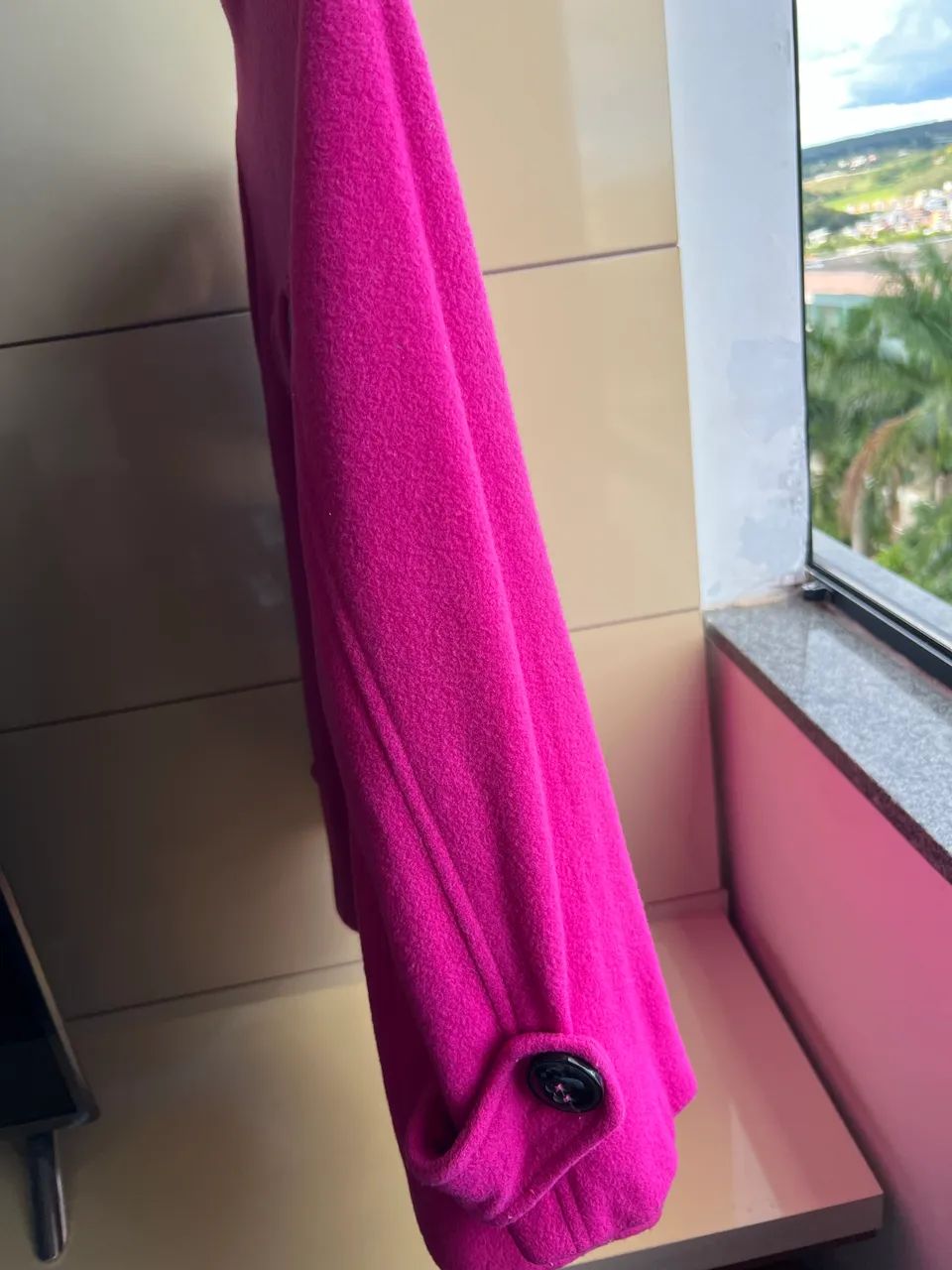 Casaco Zara lã rosa - Foto 5