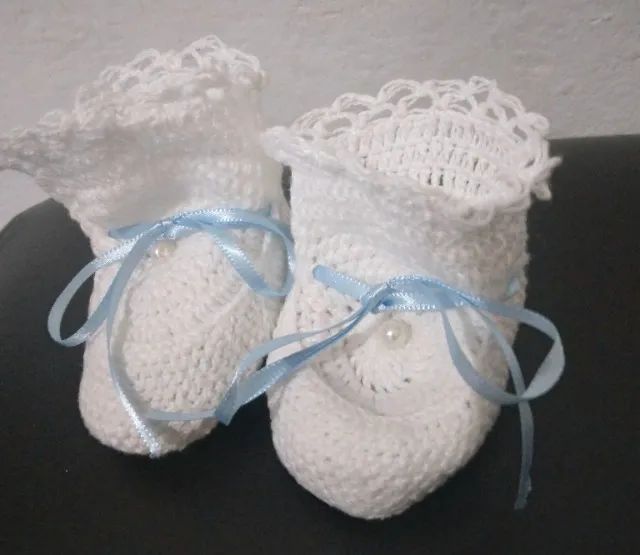 Sapatinho crochê  - Foto 3