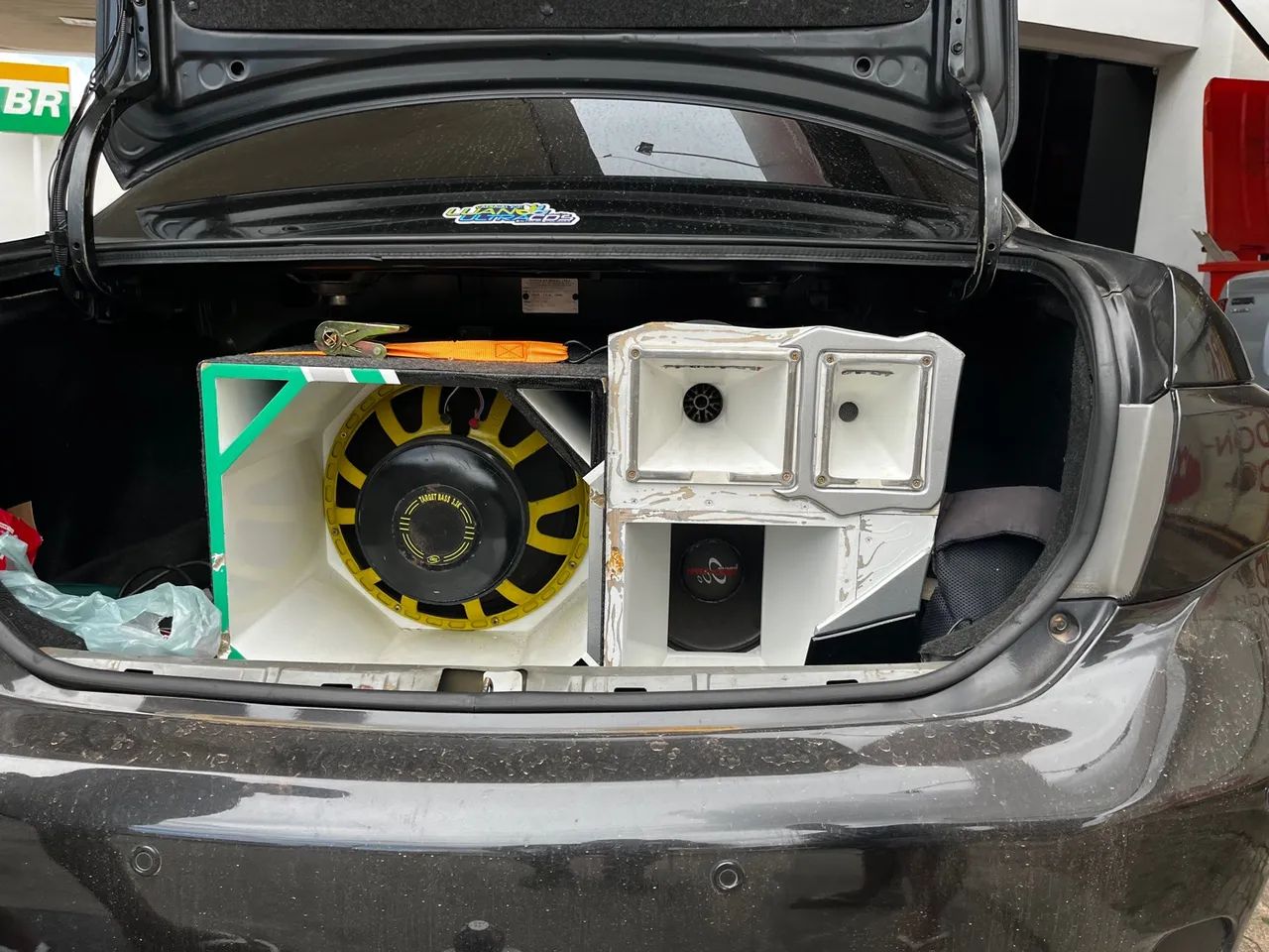 Som automotivo  caixa trio - Foto 3