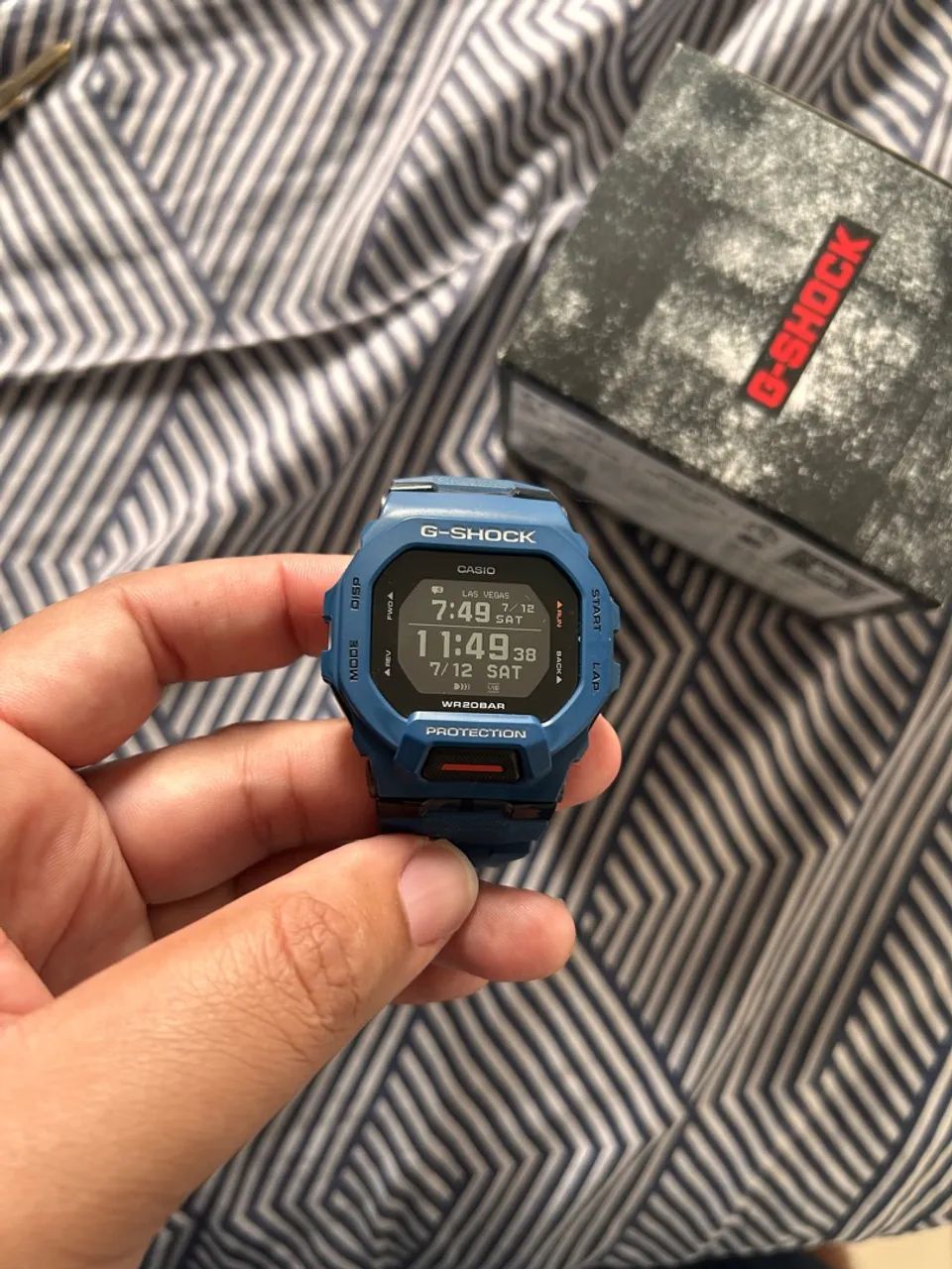G-Shock Azul - Relógio Digital Resistente - Foto 5