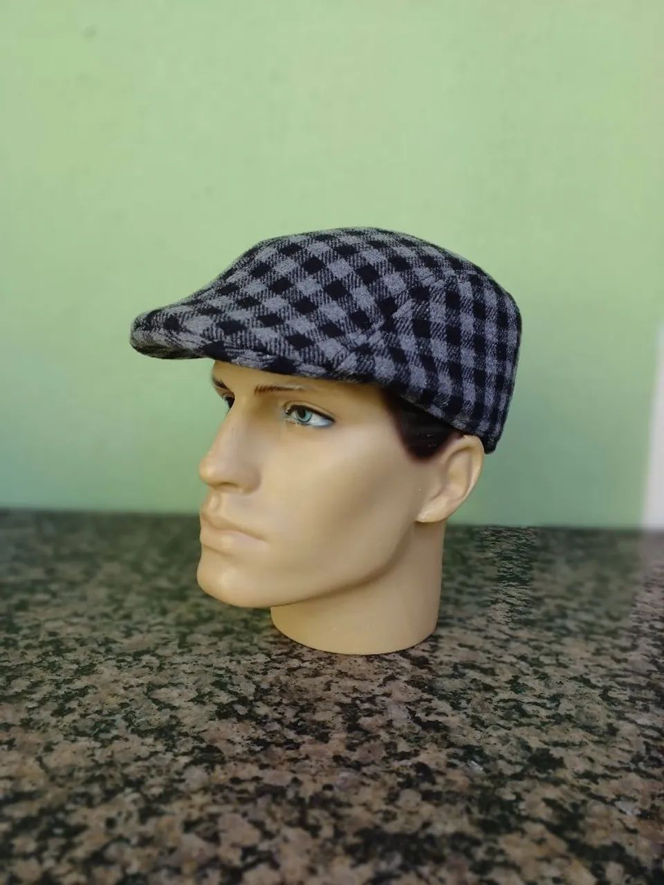 Boina xadrez estilo retrô