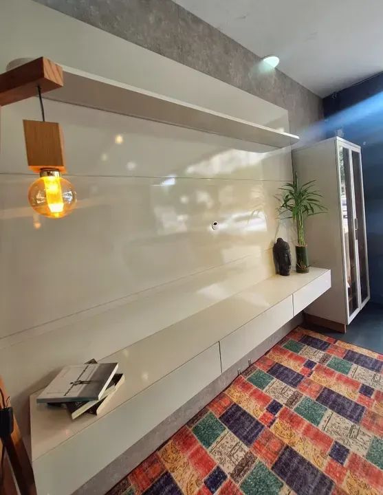 Home Royal 2,19m Offwhite com Led 100% MDF - Foto 2