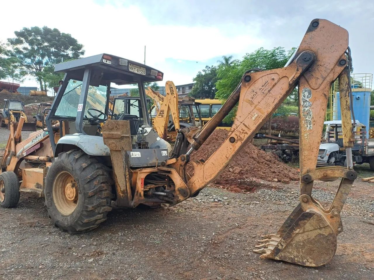 Retro Case 580 L emplacada 2007 - Foto 2