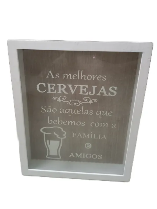 Porta Tampinhas de Cerveja Momentos Inesquecíveis