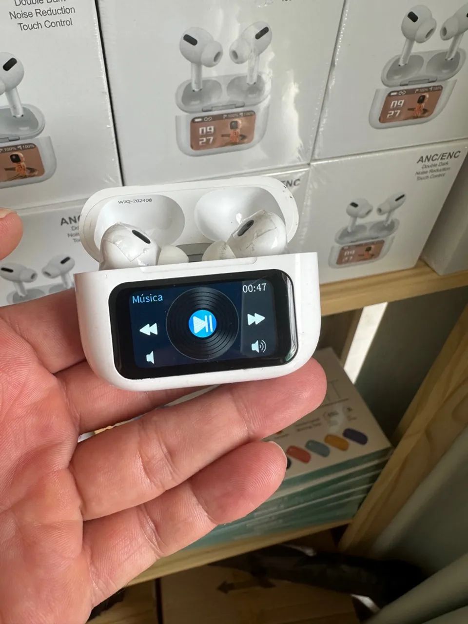 Fone de Ouvido Bluetooth PREMIUM tela touch  - Foto 4