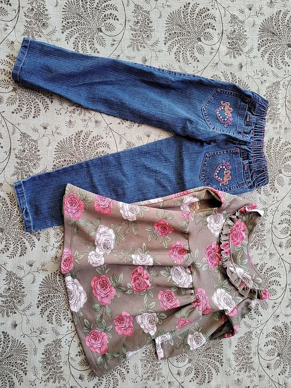 Calça e vestido infantil tamanho 3 - Foto 2