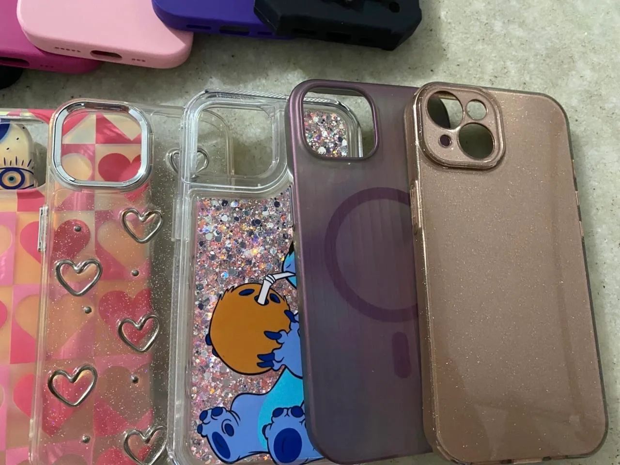 Capas para iPhone 15 ou 14 normal, femininas. Leia anúncio abaixo - Foto 5