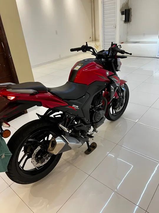 Motocicleta Haojue DR 160cc 2020/2021 Vermelha - Foto 4