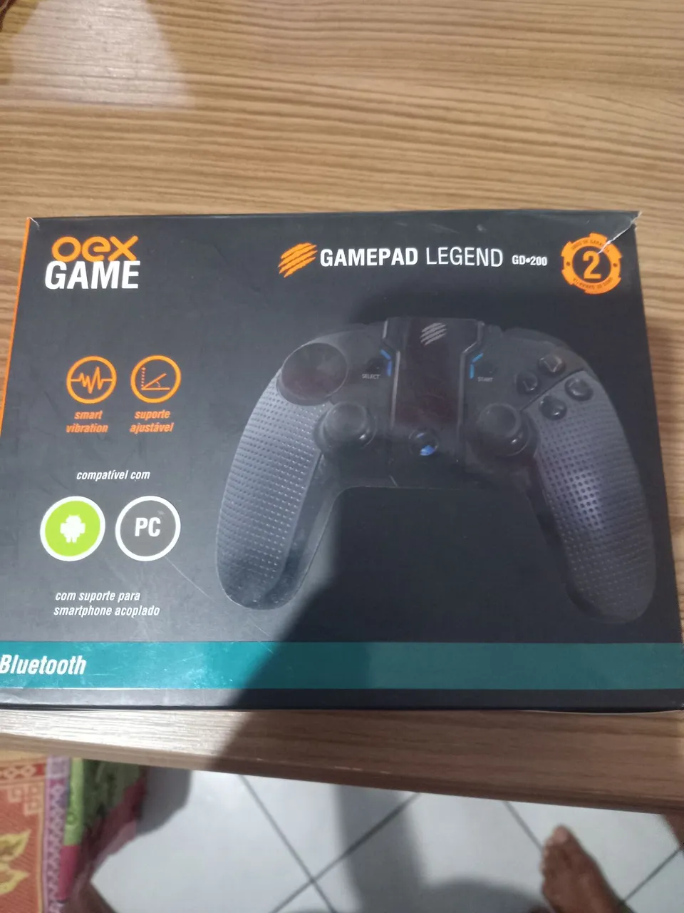 Controle de vídeo geme para celu