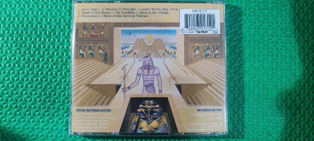 CD Iron Maiden - Powerslave (Enhanced 1998) (Importado Raw Power) - Foto 2