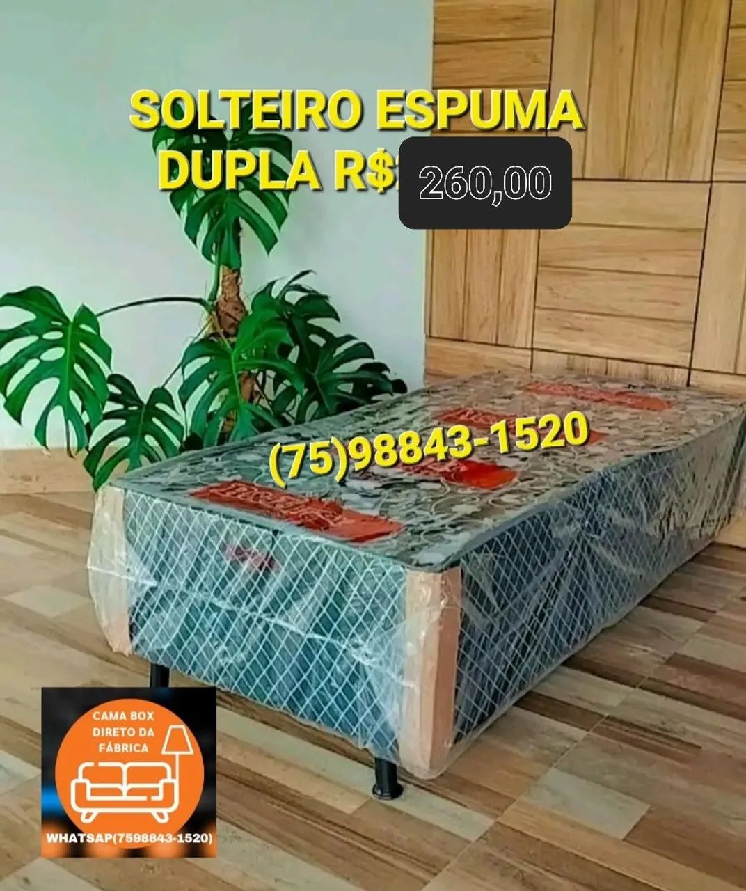 BASE CASAL E SOLTEIRO COM PREÇO DE FÁBRICA  - Foto 3