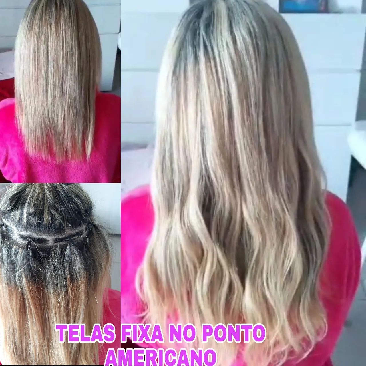 Aplicação e Manutenção de Mega Hair na Tela  - Foto 6