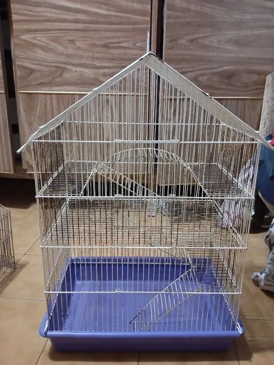 Gaiola de três andares para Hamster 