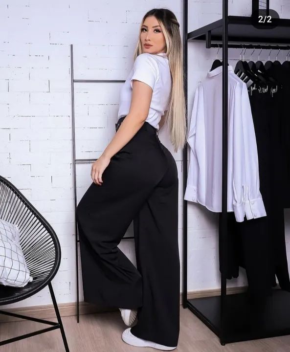 Calça alfaiataria pantalona  - Foto 2