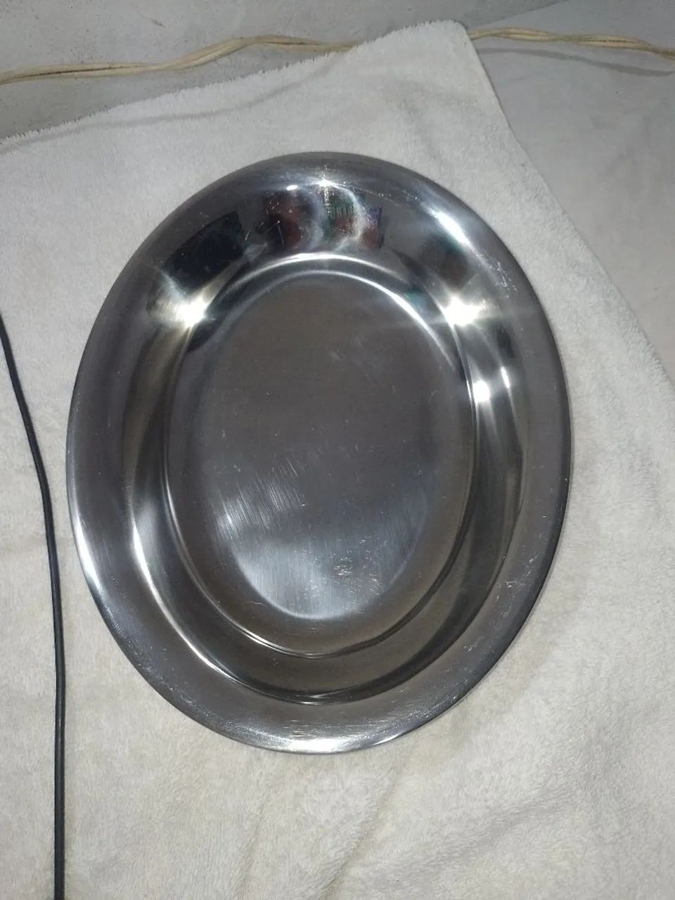Travessa aço inox inoxidável funda  - Foto 2