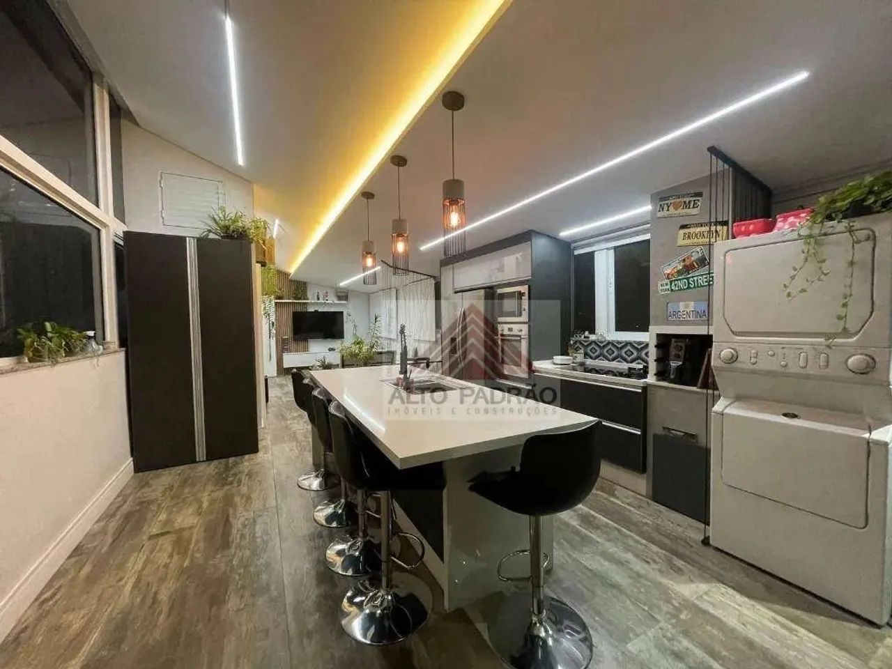 Cobertura com 3 dormitórios para alugar, 110 m² por R$ 4.750,00/mês - Vila Nossa Senhora d - Foto 4