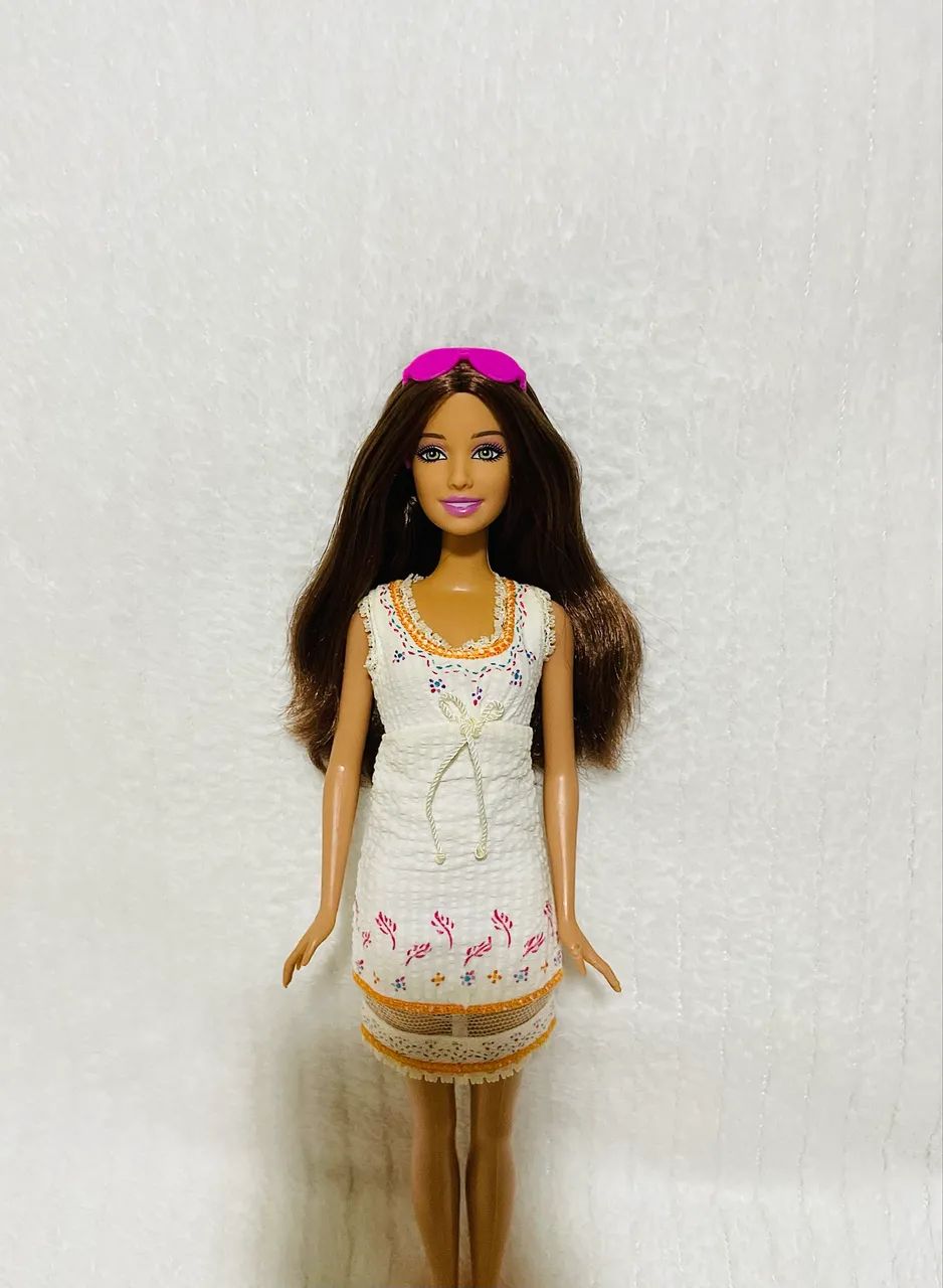 Barbie boneca Mattel morena - Foto 3