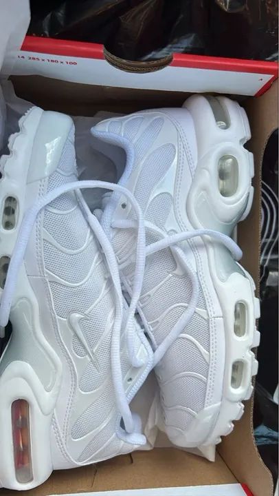 Tênis Nike Air Max Plus Branco 34 ao 43