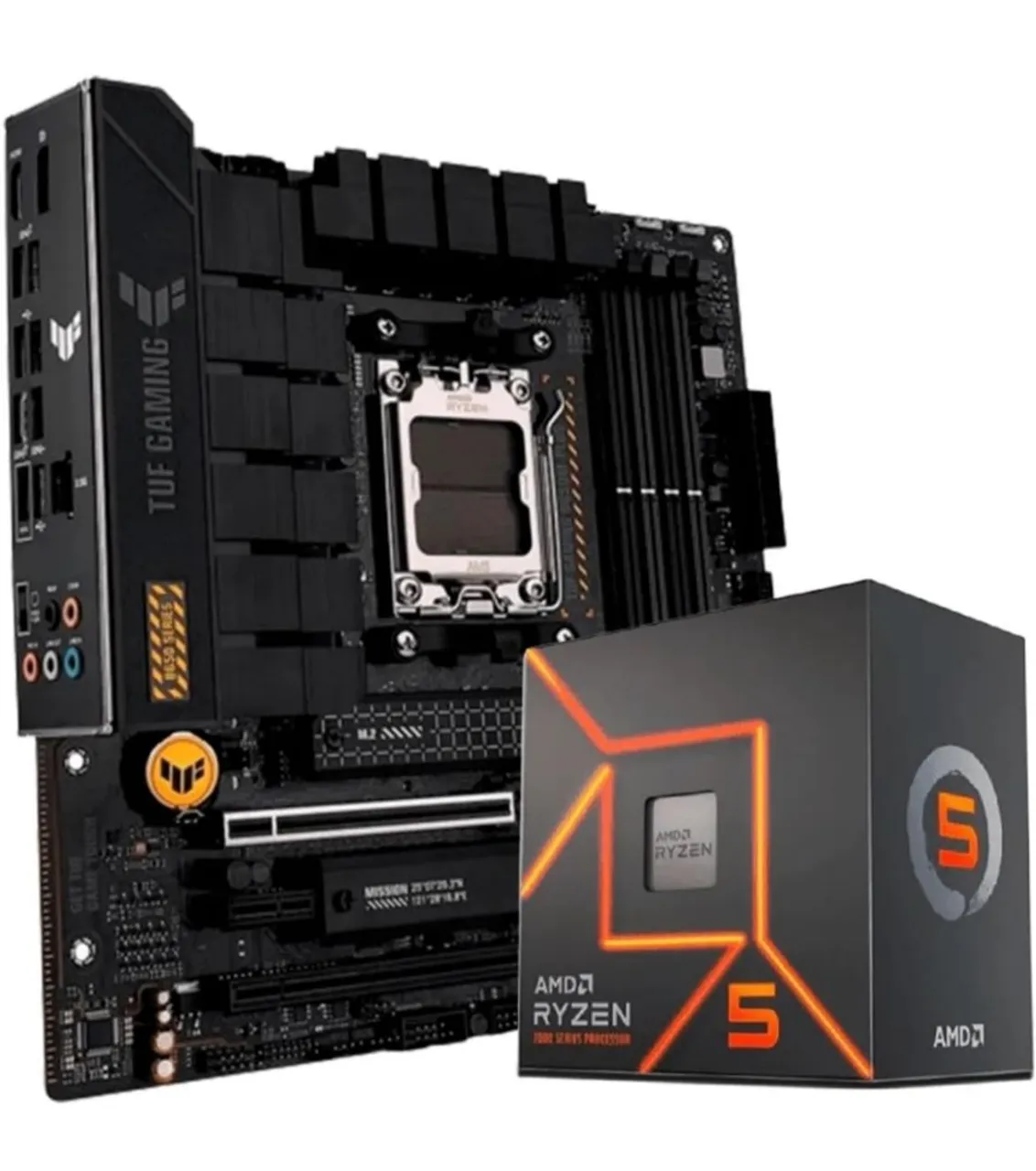 Placa-mãe ASUS TUF Gaming + Ryzen 5