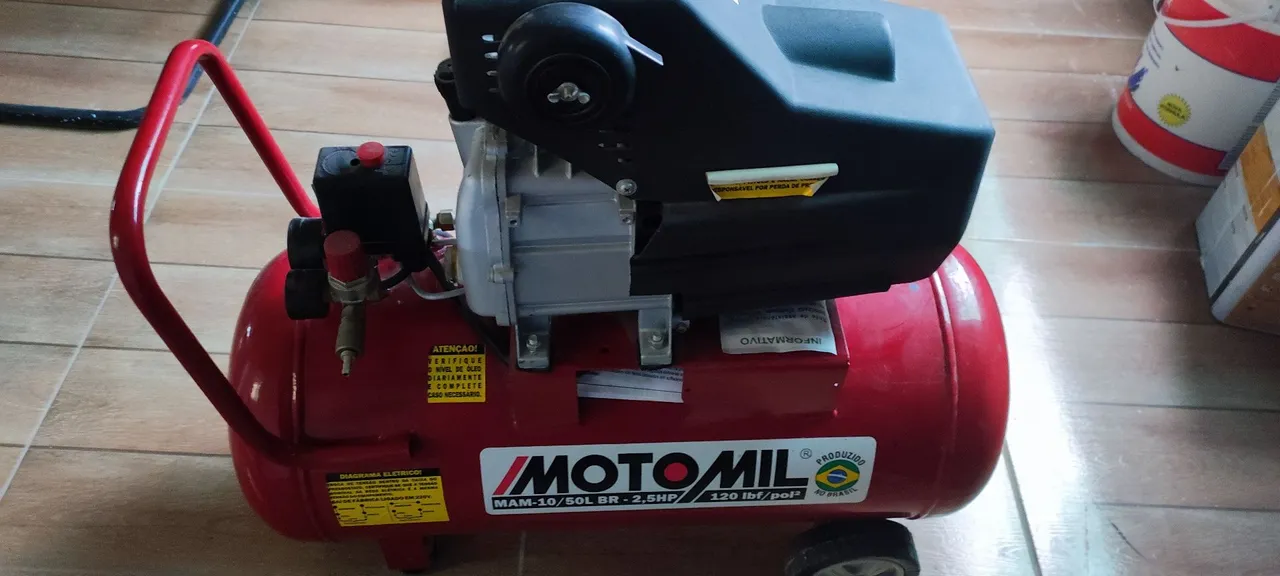 Compressor de ar Motomil MAM-10/50L BR - 2,5HP