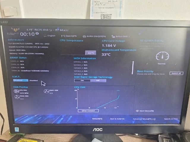 Computador Core i3-9100f Asus TUF B360M-Plus Gaming SSD 240GB RAM 8GBGB - Foto 6