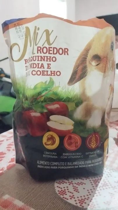 Doa-se ração para porquinho da índia e coelho  - Foto 2