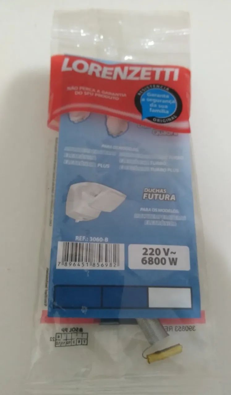 Resistência Lorenzetti original 6800W 220V eletrônica