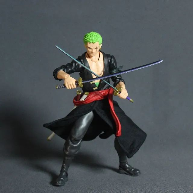 S.h. Figuarts One Piece - Saia Com Arames Zoro - Foto 3