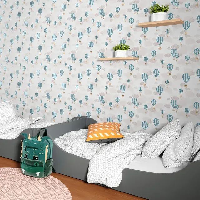 Papel de parede infantil instalado com melhor preço | Decoração Quarto Criança Curitiba - Foto 3
