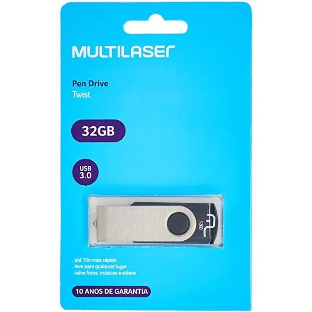 Pen Drive 32GB Multilaser - WZetta - Foto 2