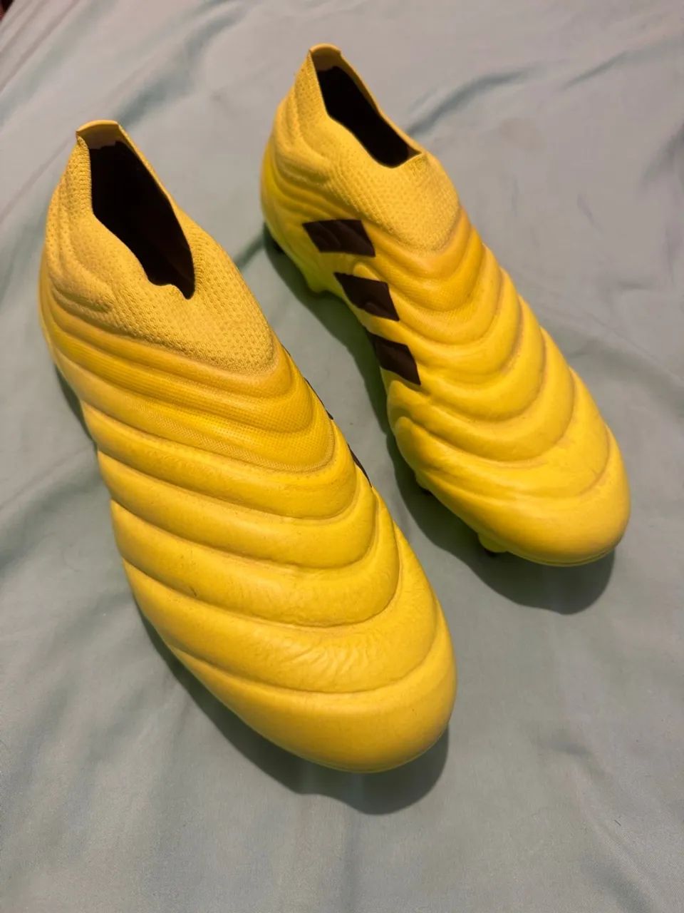 Chuteira Trava Mista Adidas Copa 19+ Verde 41BR - Foto 2