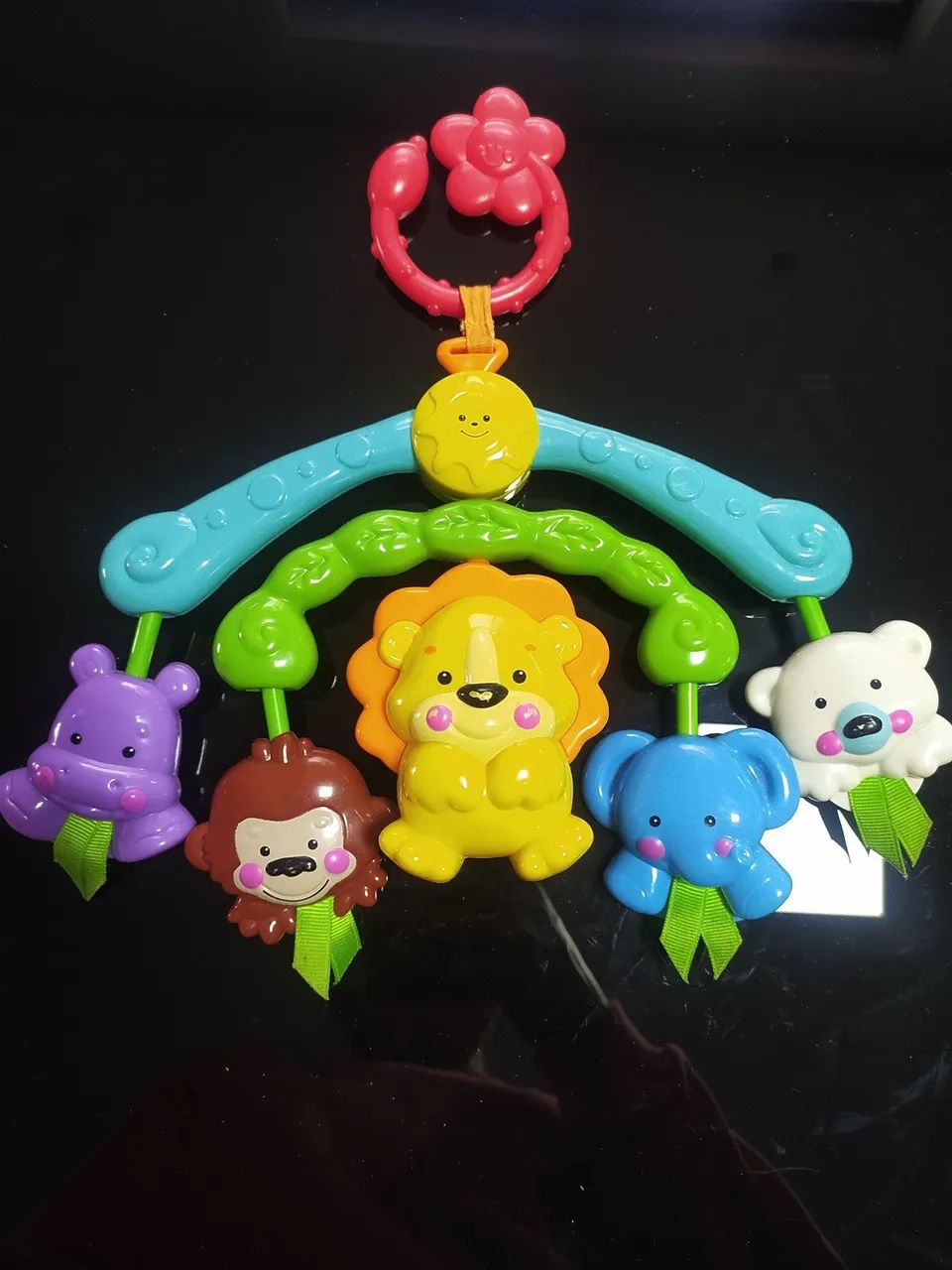 Brinquedo de Pendurar para Bebê com 5 Animais