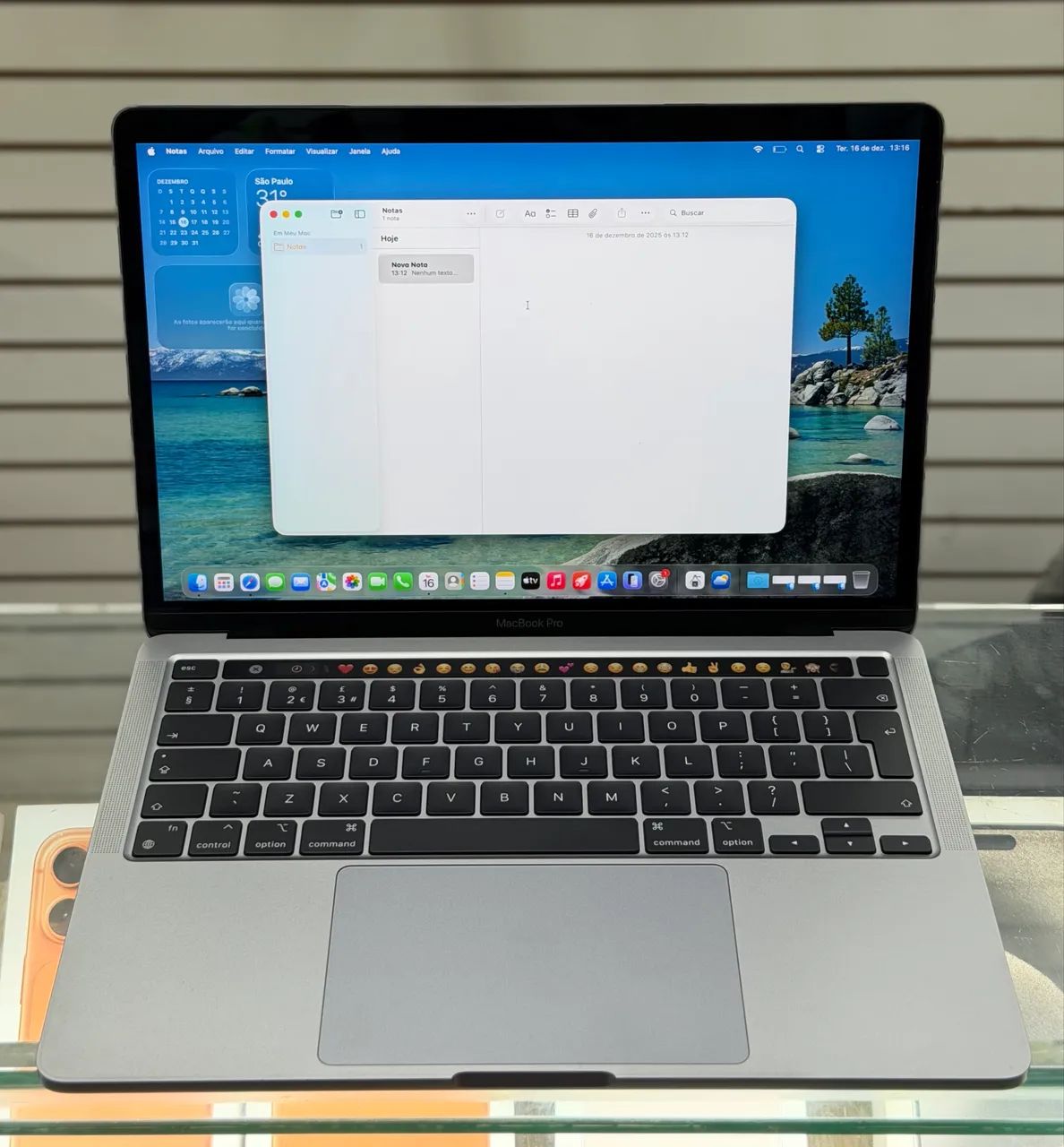 MacBook Pro13インチ 8/256GB Touch bar MacBook Pro (13 polegadas, 2019, duas portas Thunderbolt 3