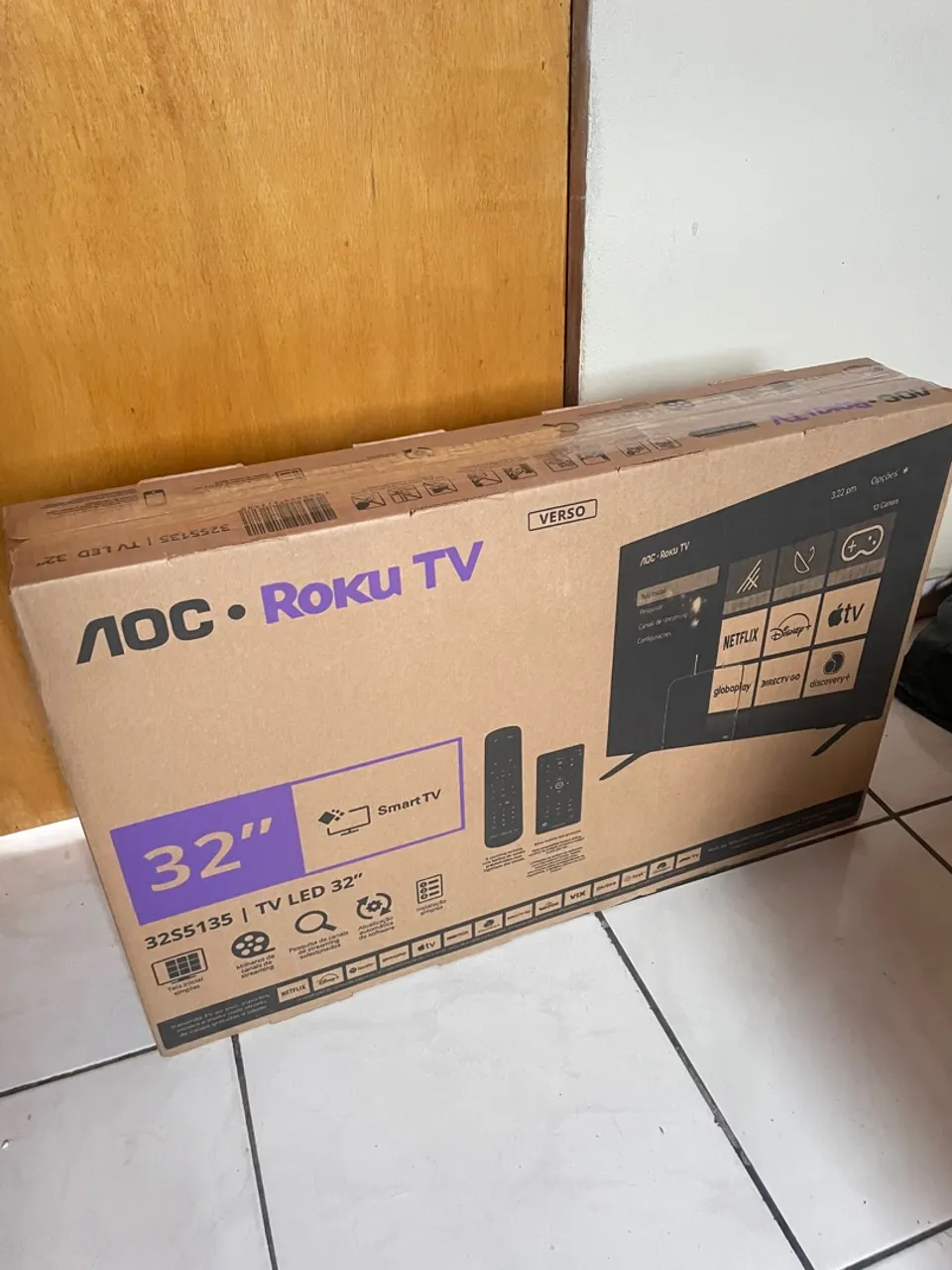 TV 32 Polegadas AOC - Smart TV Lacrada com Nota fiscal