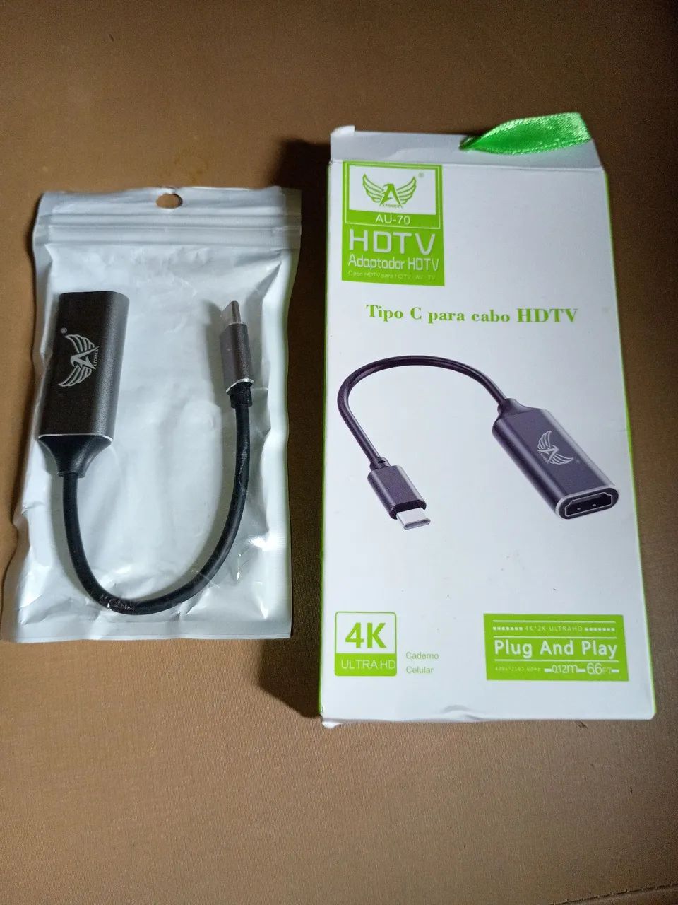 Adaptador HDTV Tipo C - 4K Ultra HD( R$50,00) - Foto 6