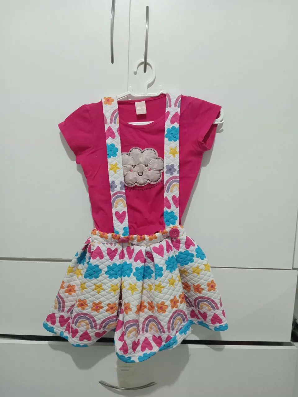 Conjunto Infantil Arco-Íris e Nuvem