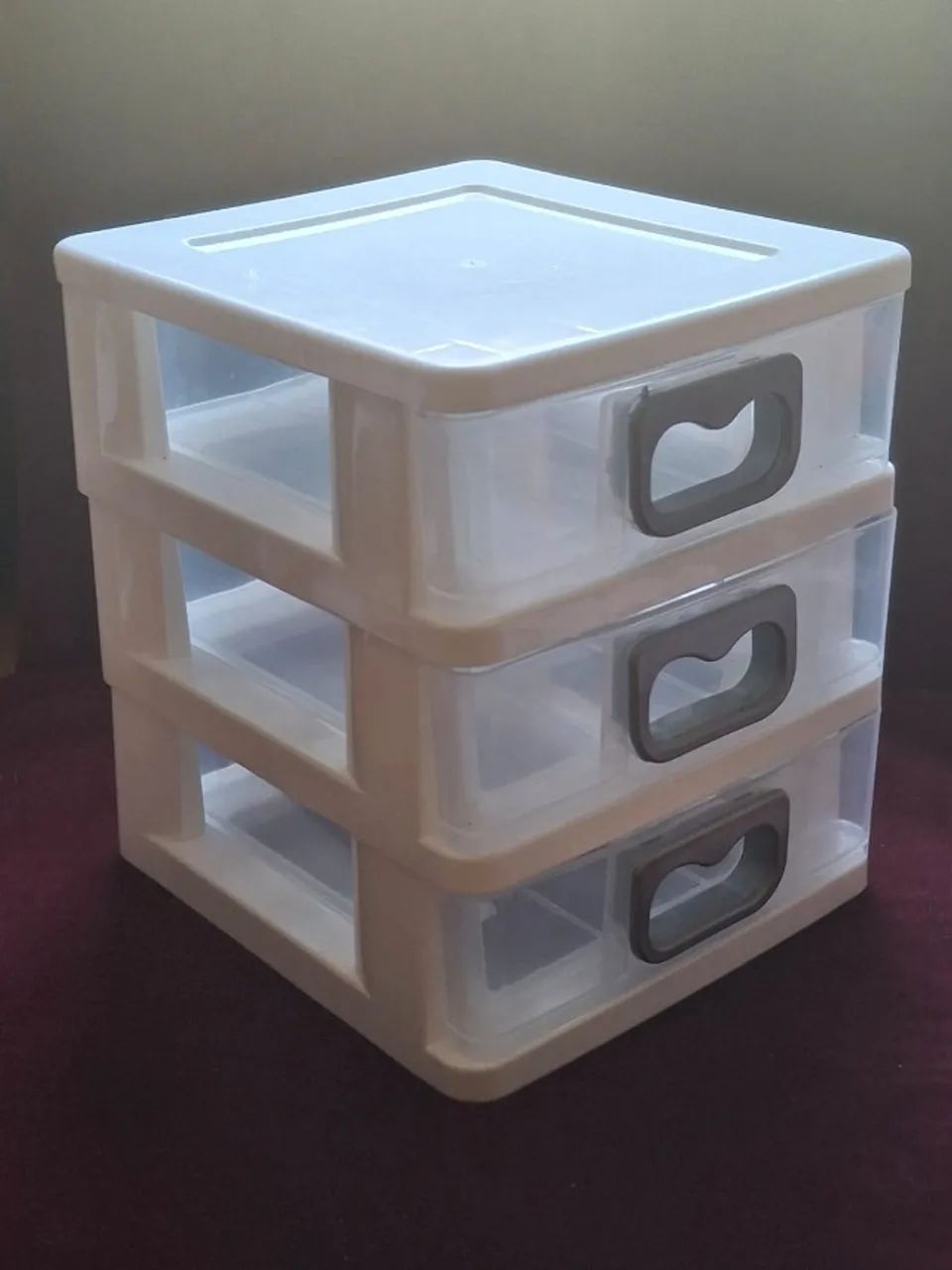 mini gaveteiro de plastico