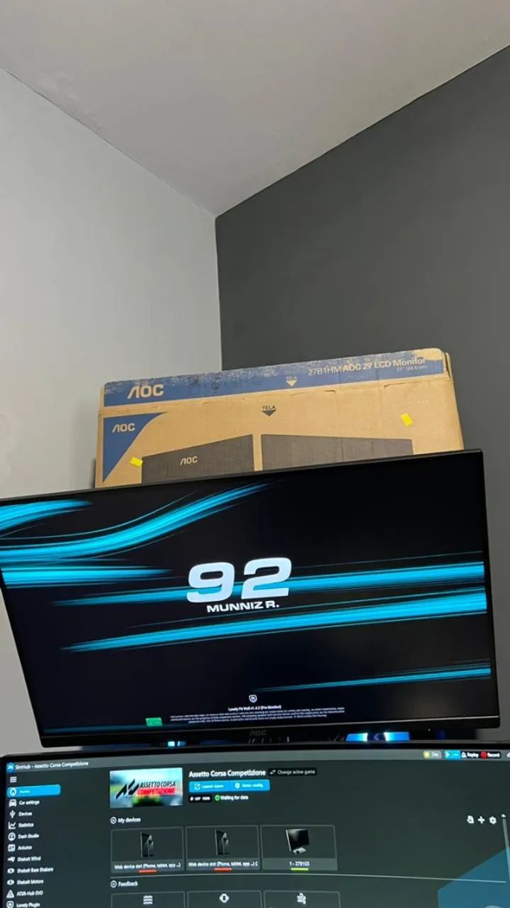 AOC 27-inch Monitor with HDMI 75 Hz Complete with Base and Box64312624230658122