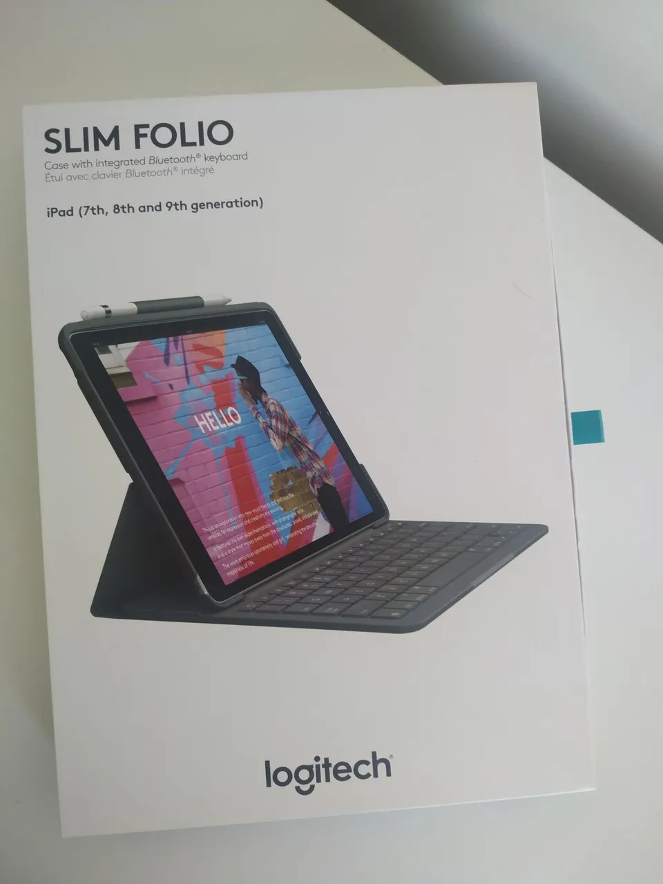 Teclado Slim Folio Logitech para iPad (7ª, 8ª e 9ª Geração)