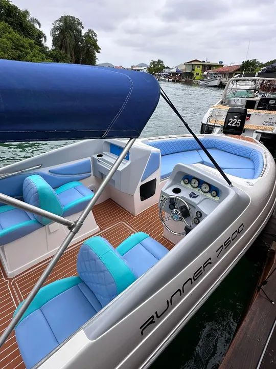 Lancha Runner 25 pés na Lagoa da Conceição  - Foto 7