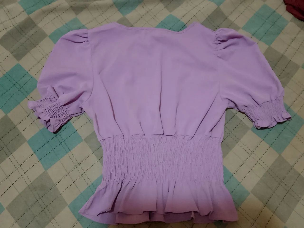 Body Verde com Mangas Bufantes e Blusa estilo bonequinha  - Foto 3