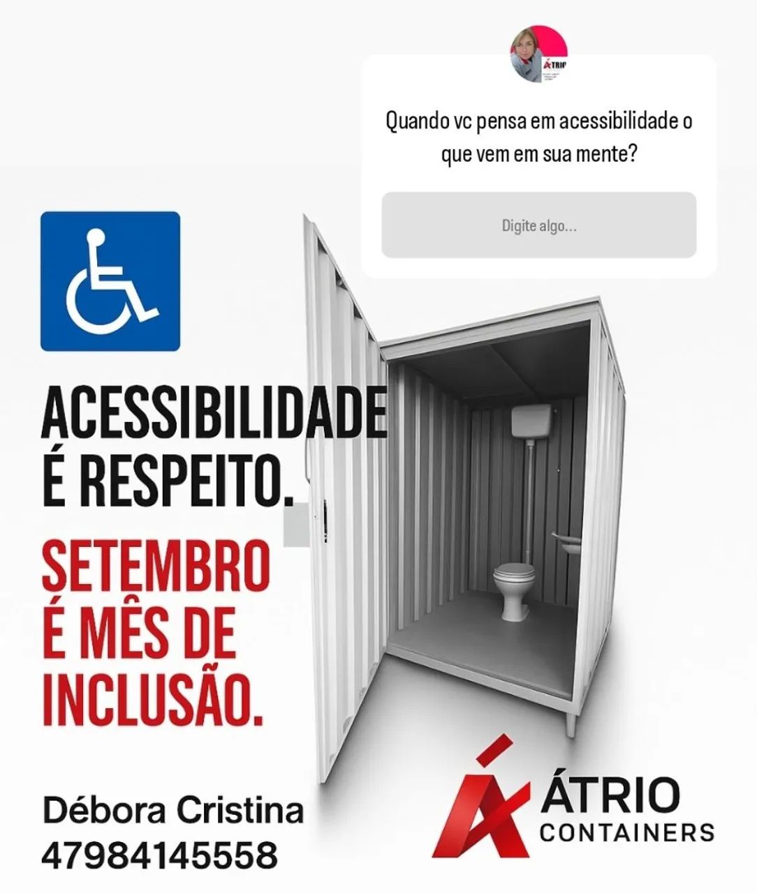 Banheiro com louças desmontável 