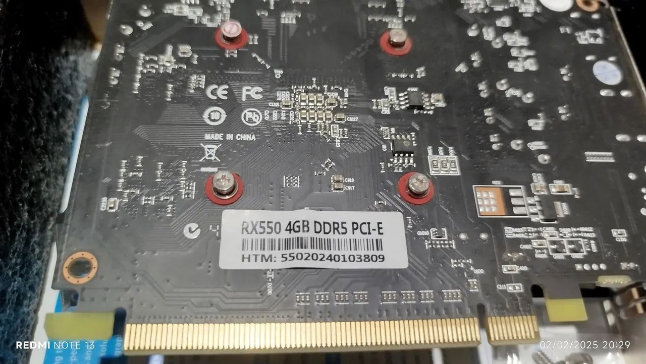 Placa de Vídeo MLLSE RX 550 Radeon 4gb - Foto 2