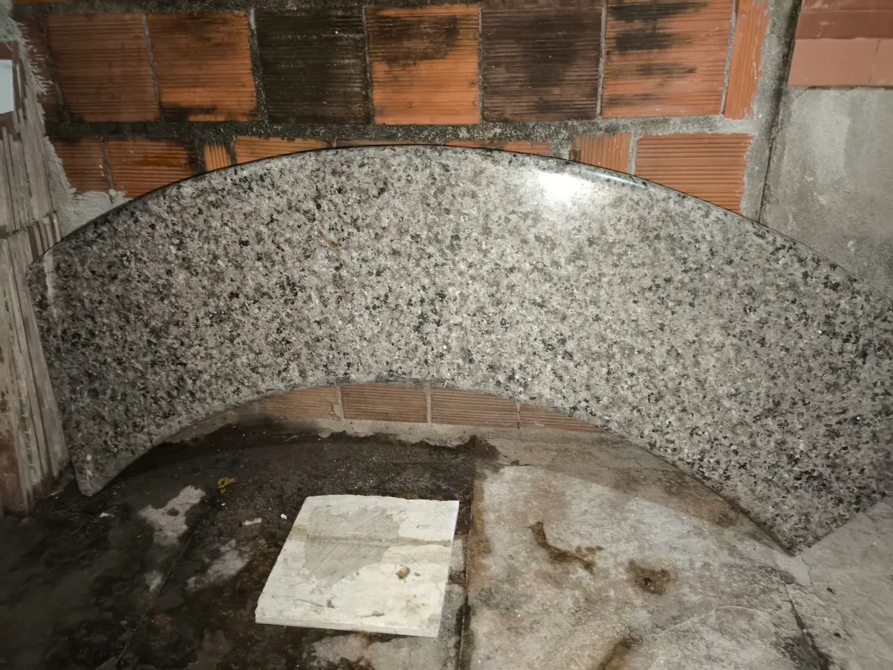 Balcão de Granito Curvada