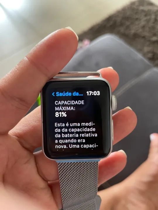 Apple Watch Série 3 com Pulseira Milanese - Foto 6