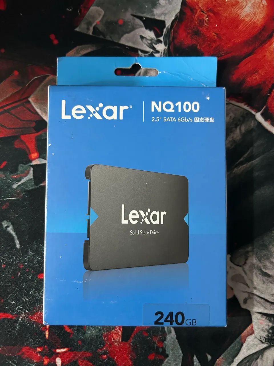 SSD Lexar NQ100 240GB SATA III - 550MB/s - Novo e na caixa