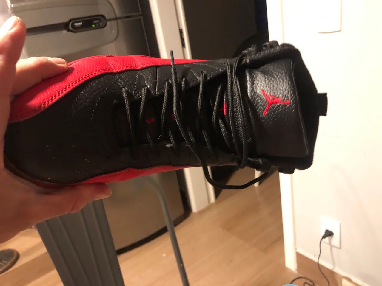 Jordan 12 original preto e vermelho  - Foto 4